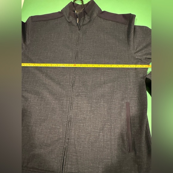 Johnston & Murphy Jacket Mens XL XC4 Performance Knit Full-Zip Navy Denim - Picture 5 of 5